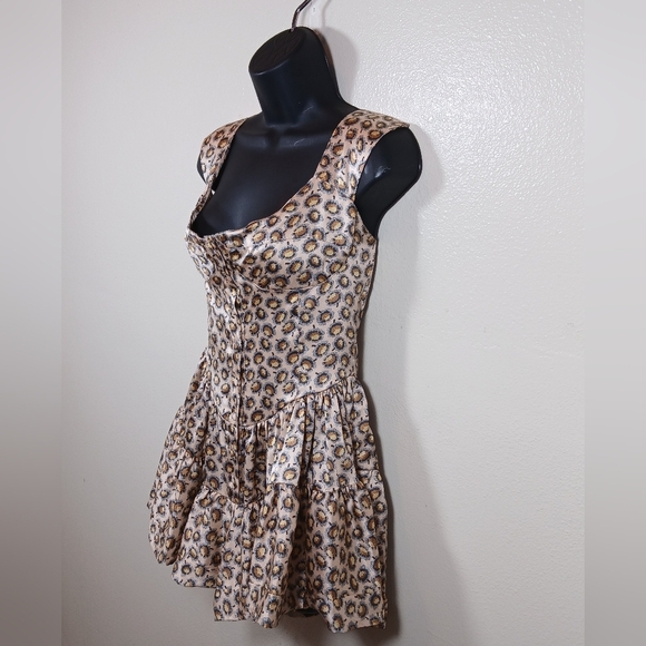 Vanessa Mooney Silk the Elizabeth Dress romper playsuit in daisy print small - Picture 2 of 9